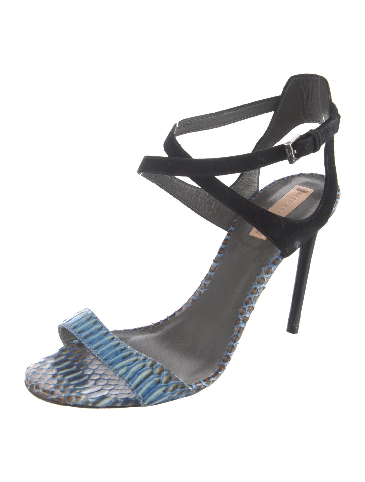 Reed Krakoff Leather Printed Sandals