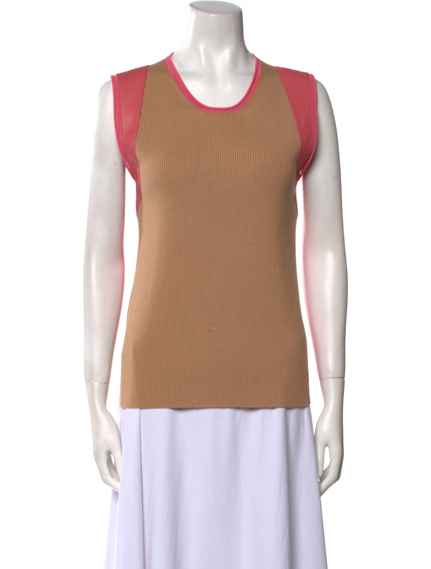 Reed Krakoff Merino Wool Scoop Neck Top