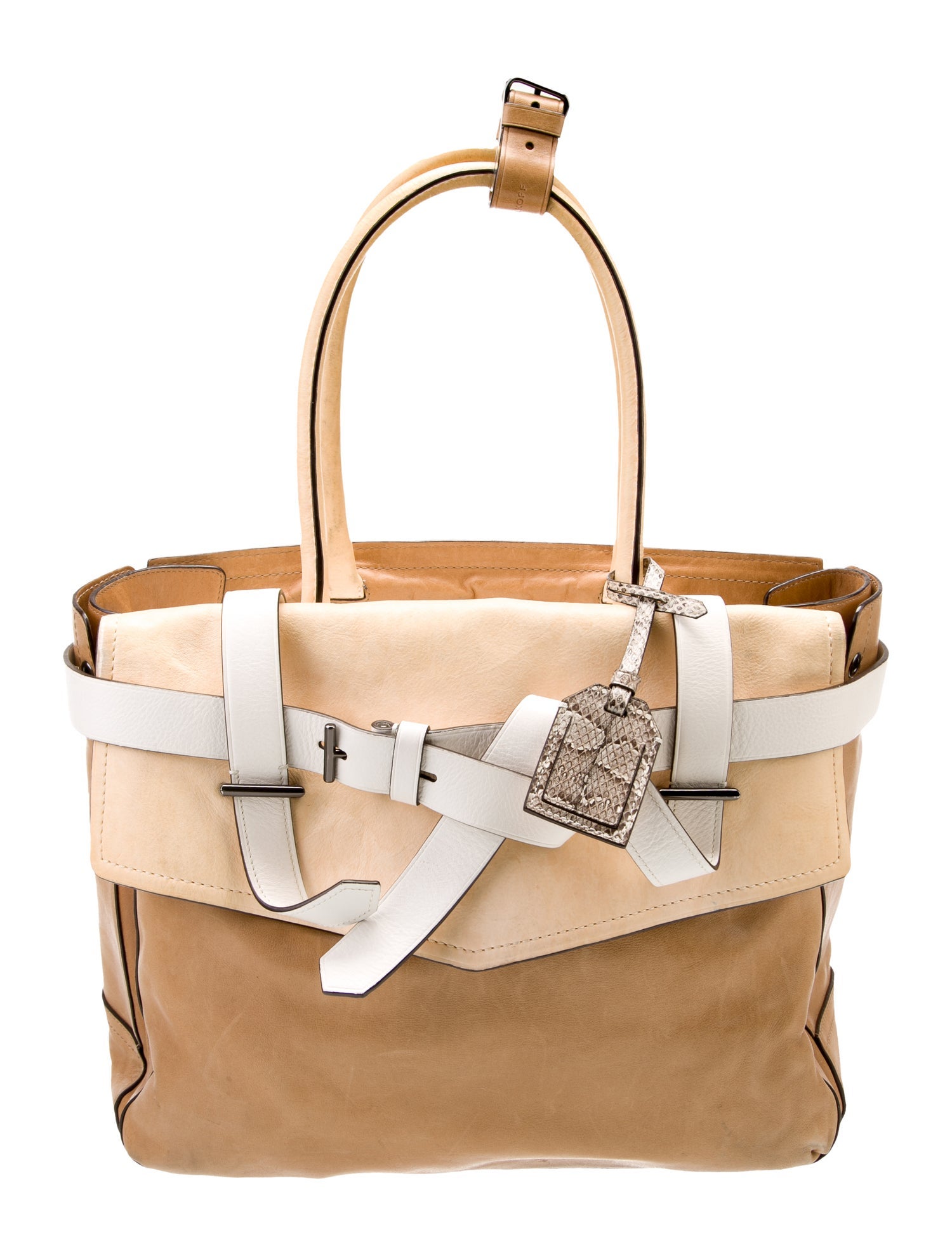 Reed Krakoff Leather Top Handle Bag