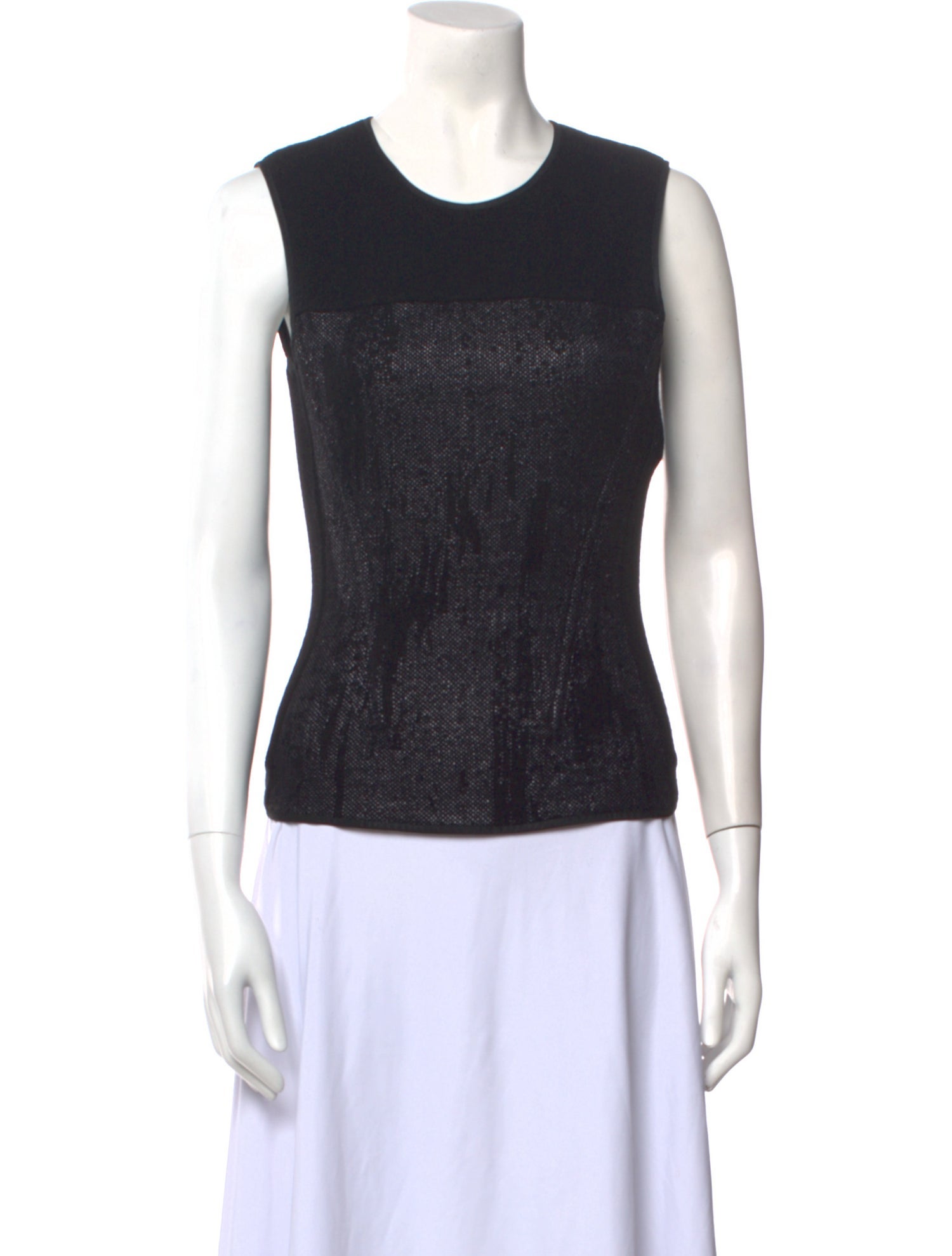 Reed Krakoff Crew Neck Sleeveless Top