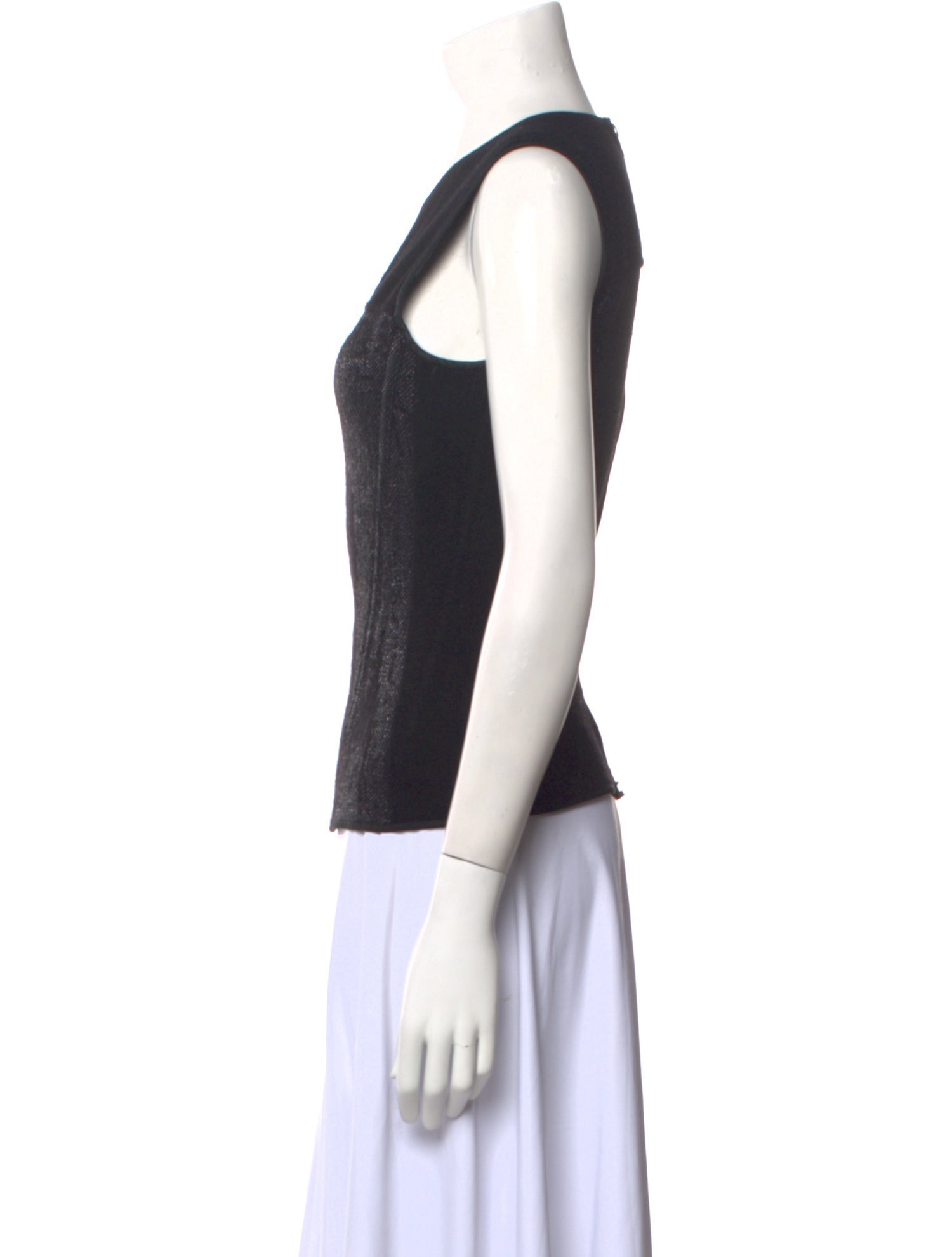 Reed Krakoff Crew Neck Sleeveless Top