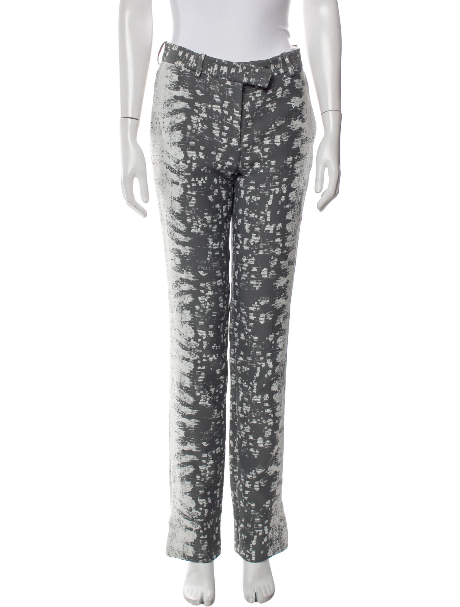 Reed Krakoff Printed Straight Leg Pants
