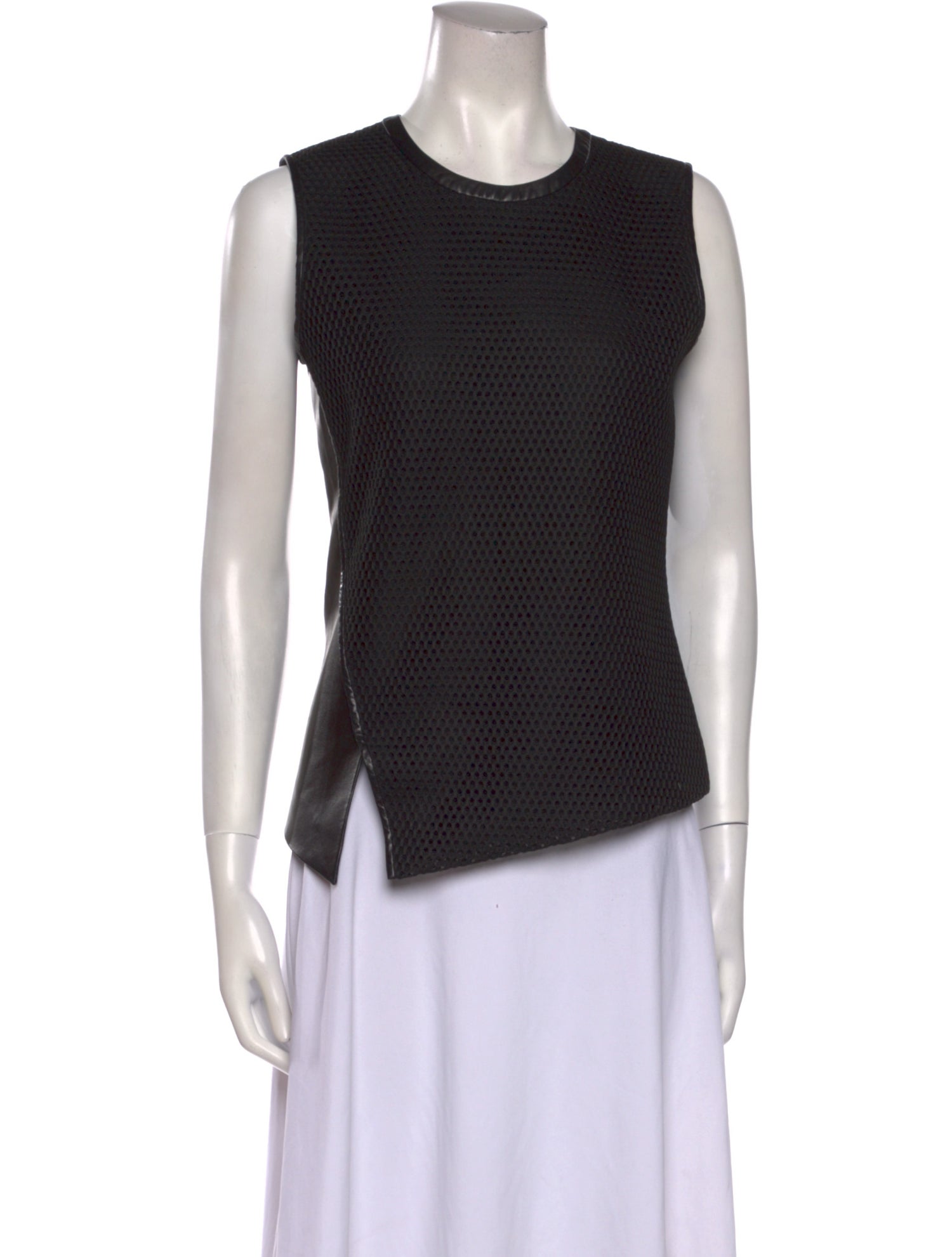 Reed Krakoff Crew Neck Sleeveless Top