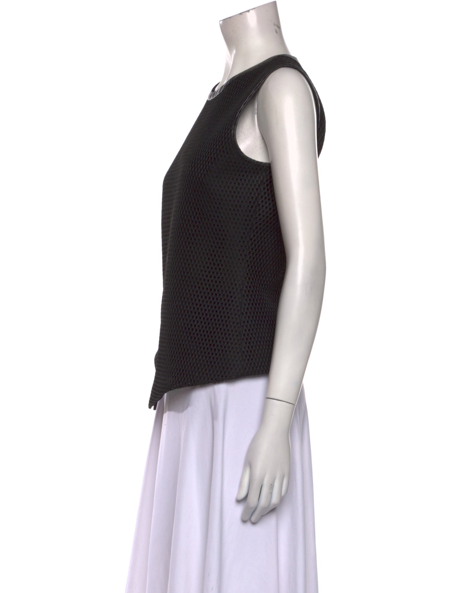 Reed Krakoff Crew Neck Sleeveless Top