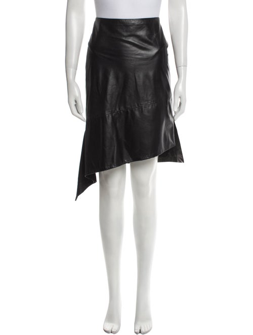 Reed Krakoff Leather Knee-Length Skirt