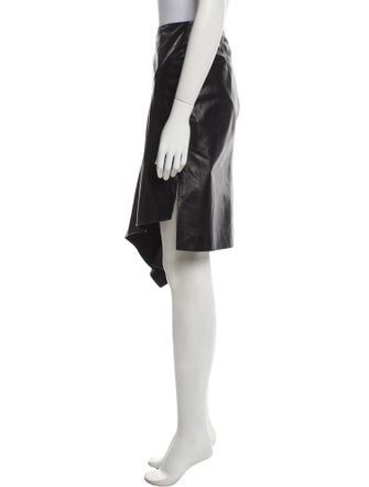Reed Krakoff Leather Knee-Length Skirt