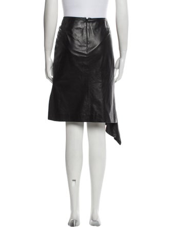 Reed Krakoff Leather Knee-Length Skirt