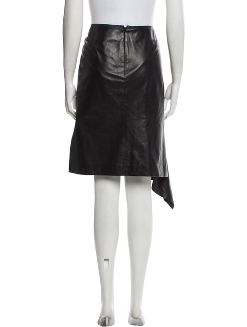Reed Krakoff Leather Knee-Length Skirt