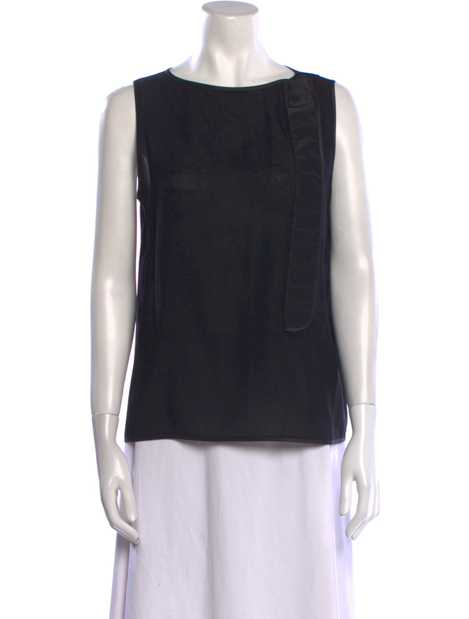Reed Krakoff Wool Bateau Neckline Top