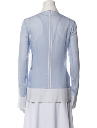 Reed Krakoff Open Front Long Sleeve Cardigan