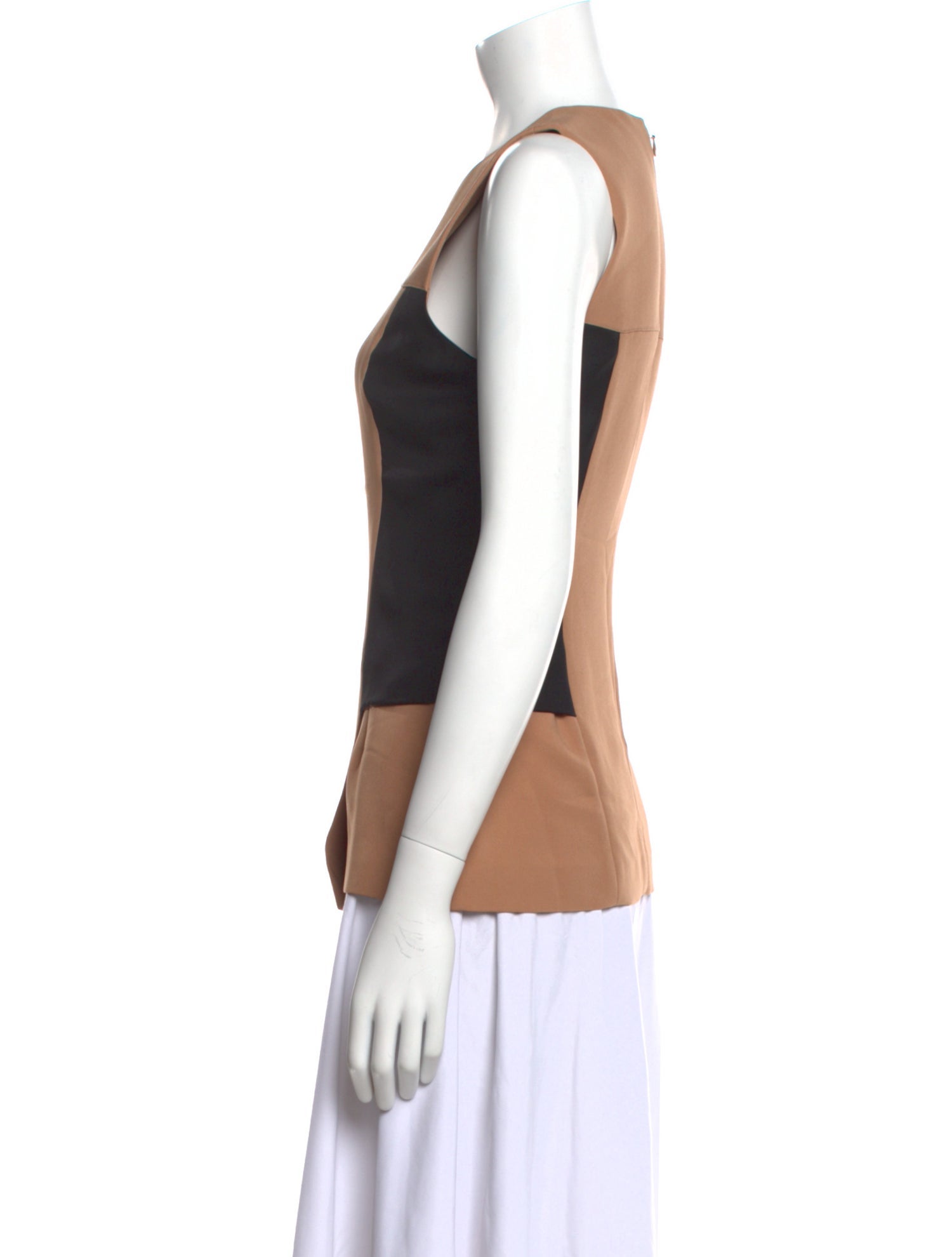 Reed Krakoff Crew Neck Sleeveless Top