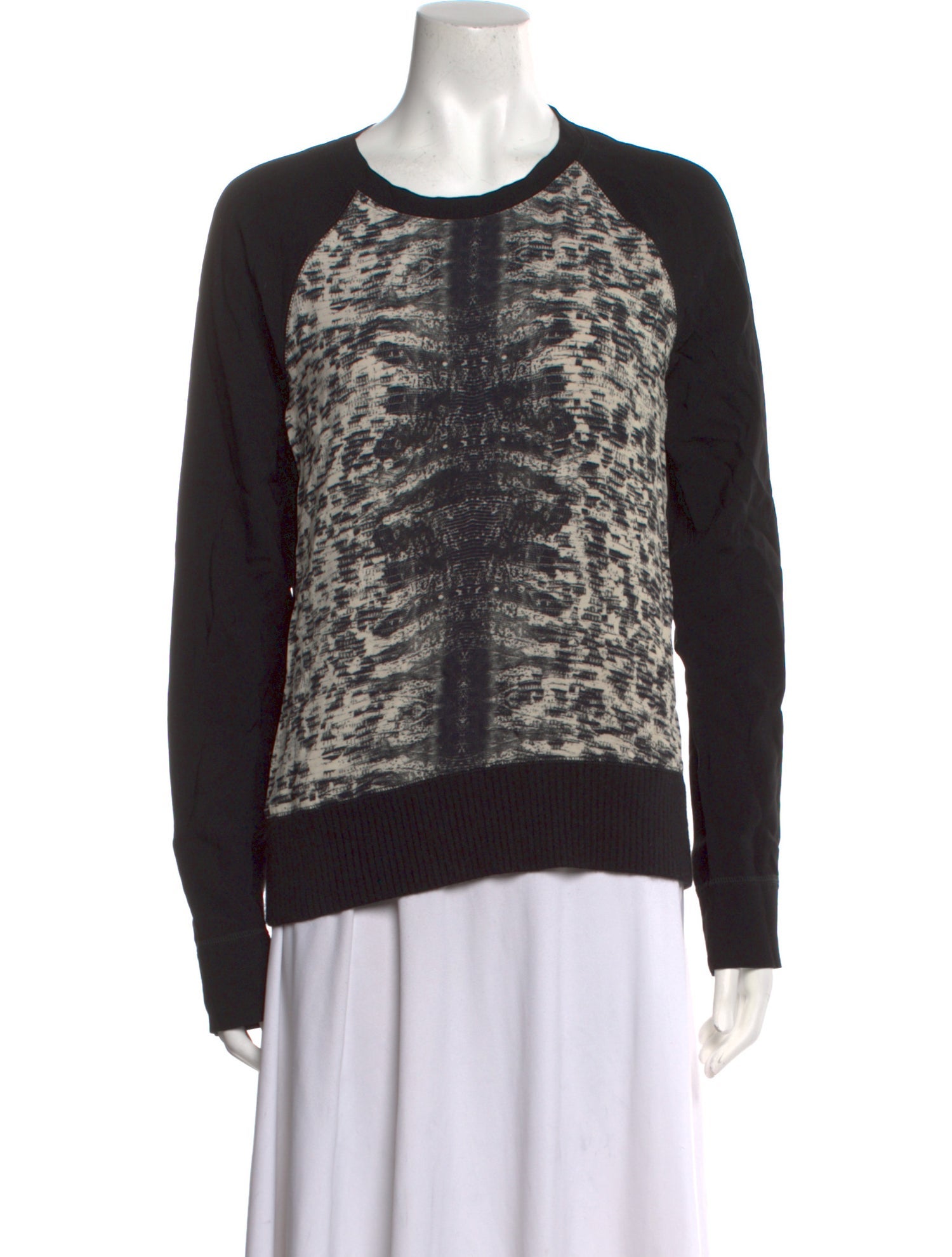 Reed Krakoff Wool Animal Print Sweatshirt