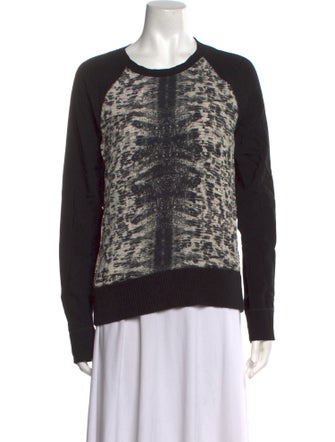 Reed Krakoff Wool Animal Print Sweatshirt