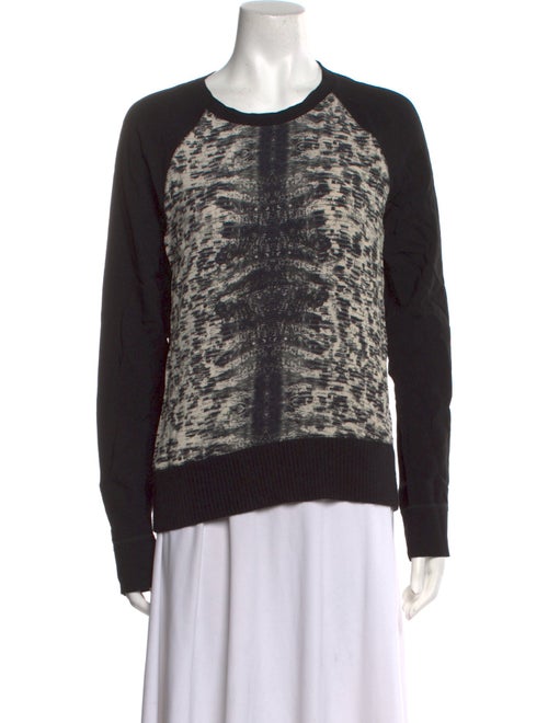 Reed Krakoff Wool Animal Print Sweatshirt