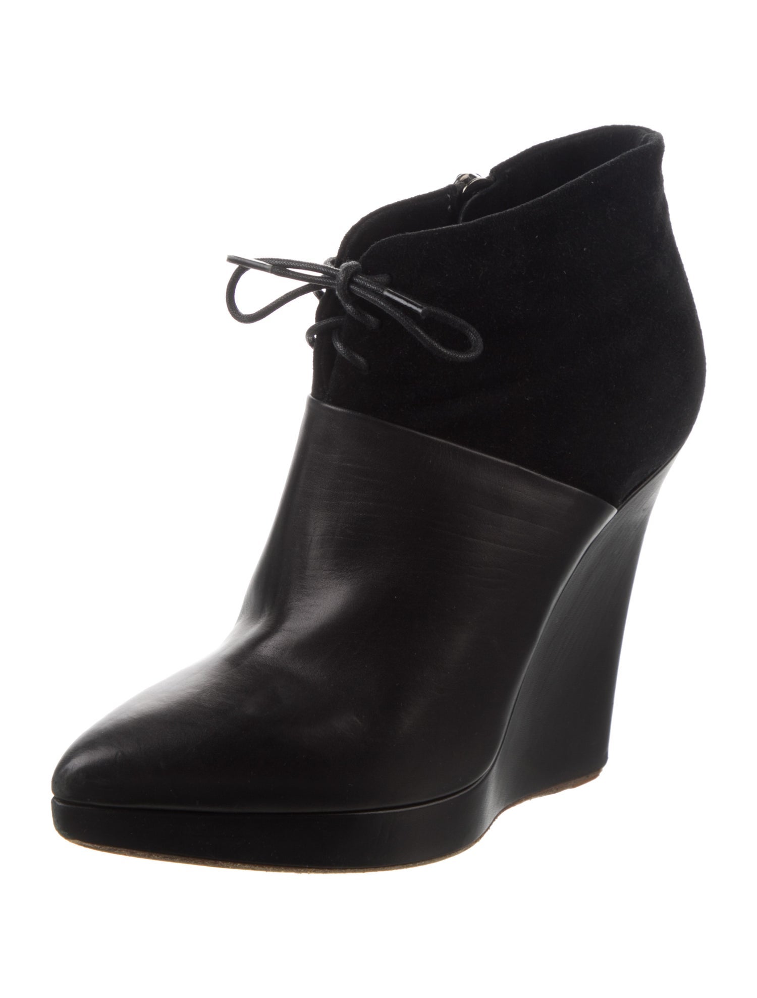 Reed Krakoff Leather Lace-Up Boots