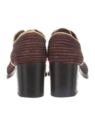 Reed Krakoff Straw Oxfords