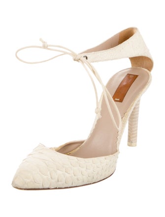 Reed Krakoff Water Snake T-Strap Pumps