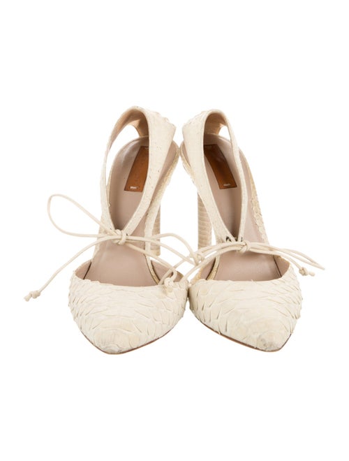 Reed Krakoff Water Snake T-Strap Pumps