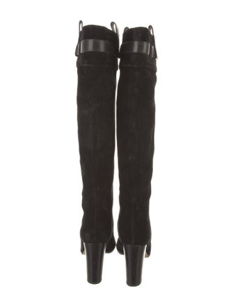Reed Krakoff Suede Leather Trim Embellishment Boots