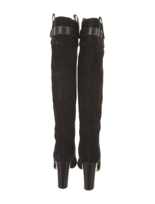 Reed Krakoff Suede Leather Trim Embellishment Boots