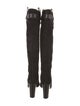Reed Krakoff Suede Leather Trim Embellishment Boots