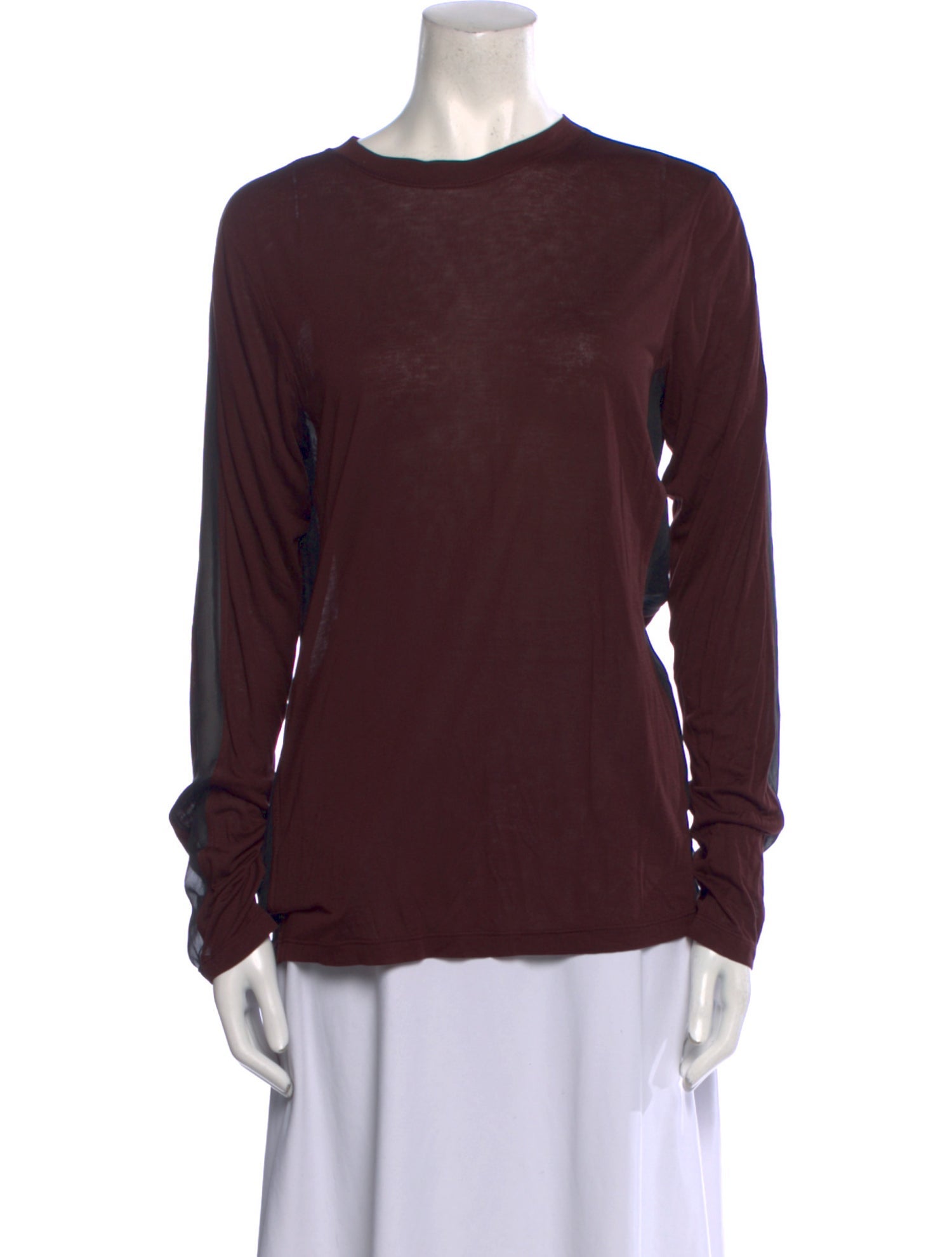 Reed Krakoff Bateau Neckline Long Sleeve Top w/ Tags