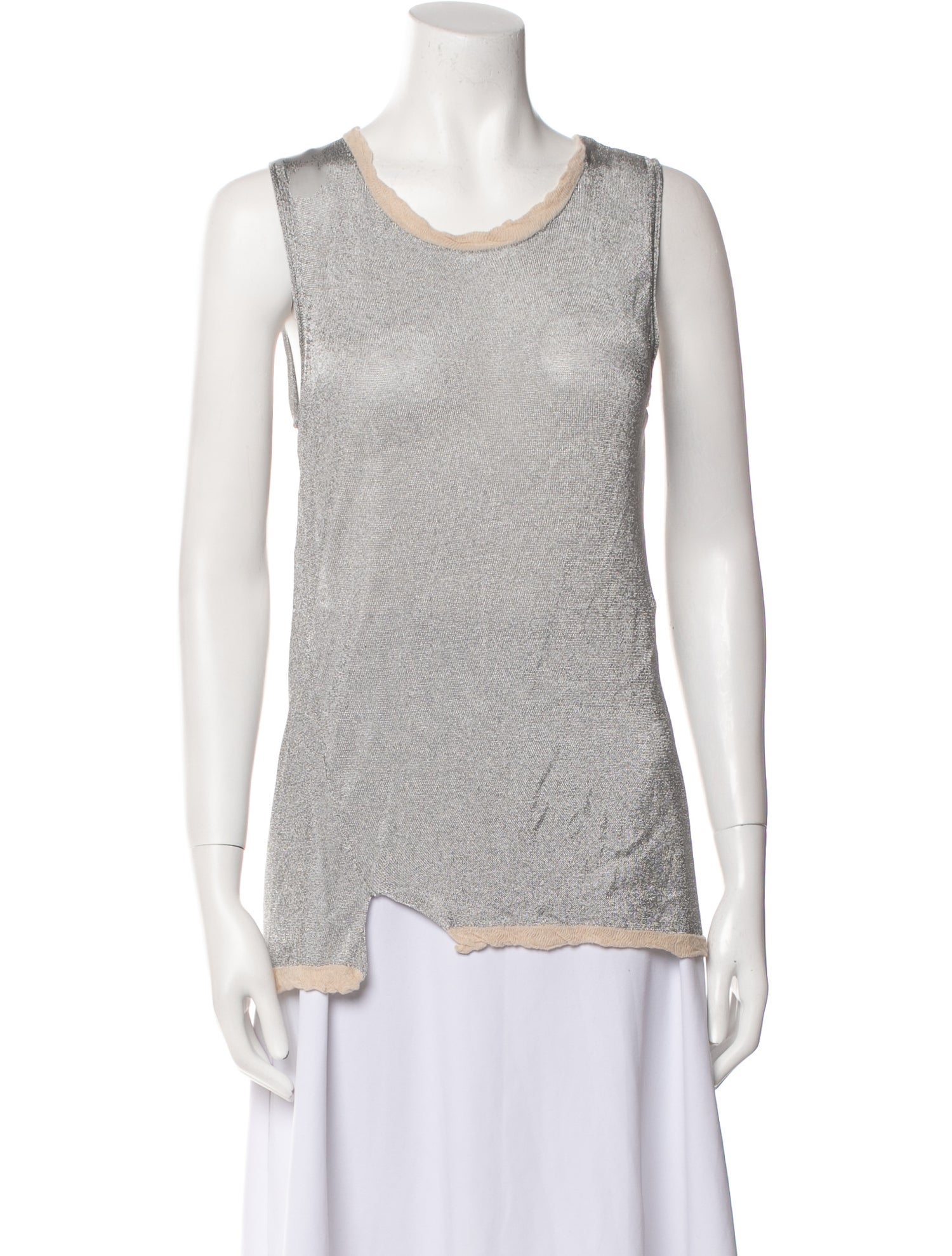 Reed Krakoff Scoop Neck Sleeveless Top