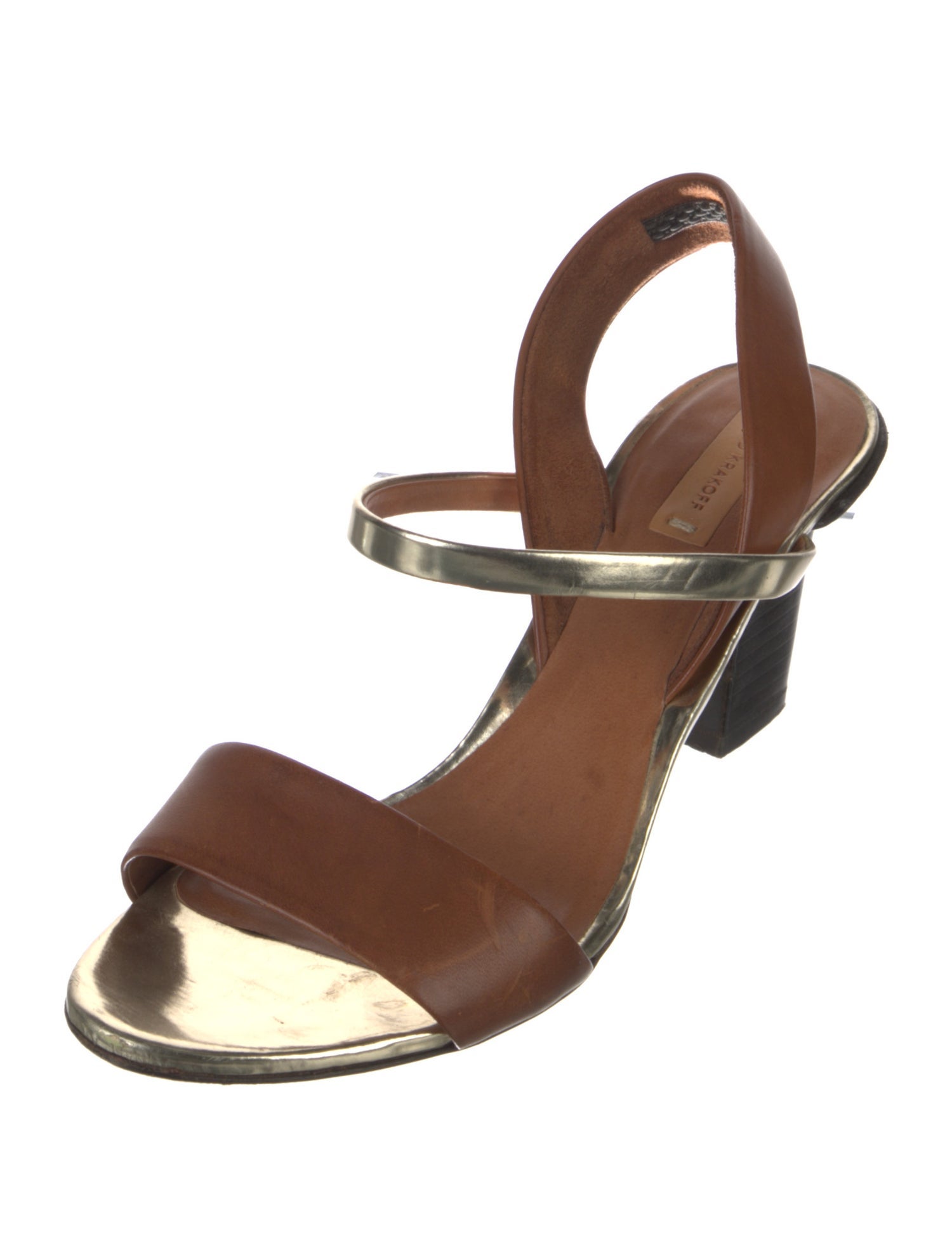 Reed Krakoff Leather Slingback Sandals