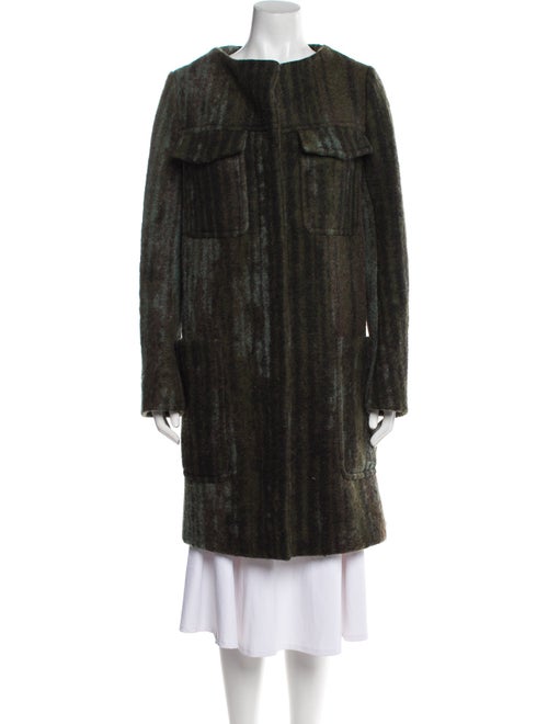 Reed Krakoff Wool Faux Fur Coat