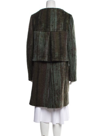 Reed Krakoff Wool Faux Fur Coat