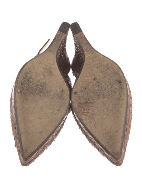 Reed Krakoff Python Animal Print T-Strap Pumps