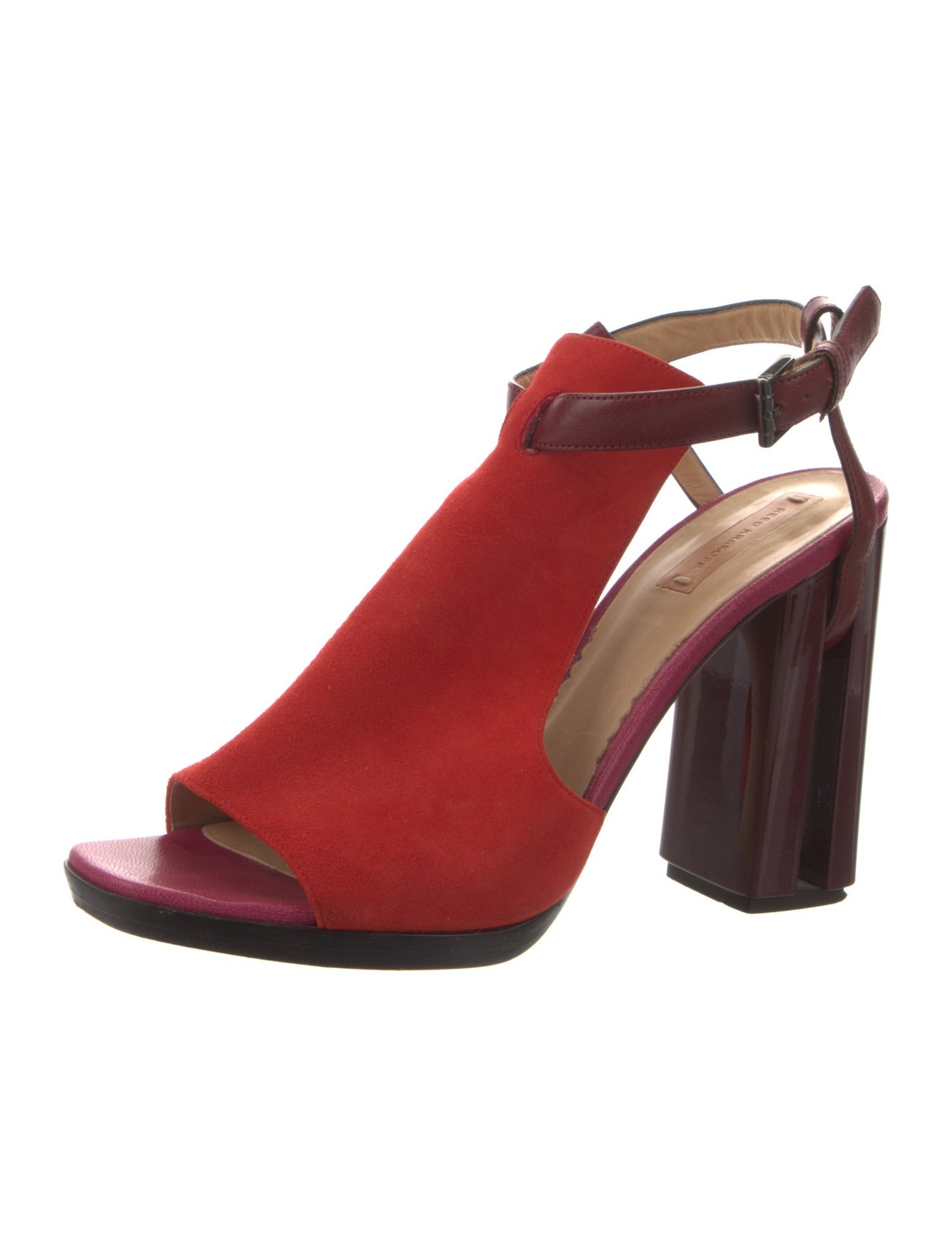 Reed Krakoff Suede Slingback Sandals