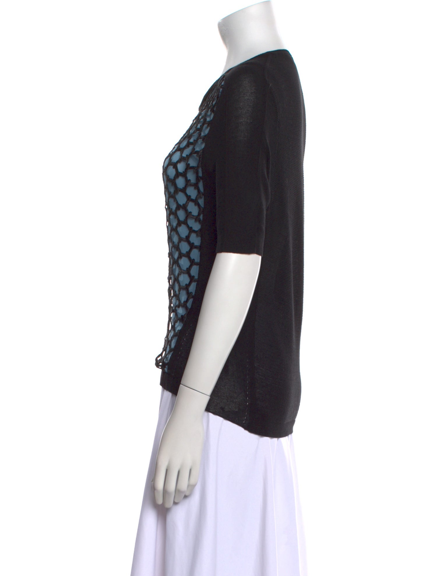 Reed Krakoff Printed Crew Neck Top