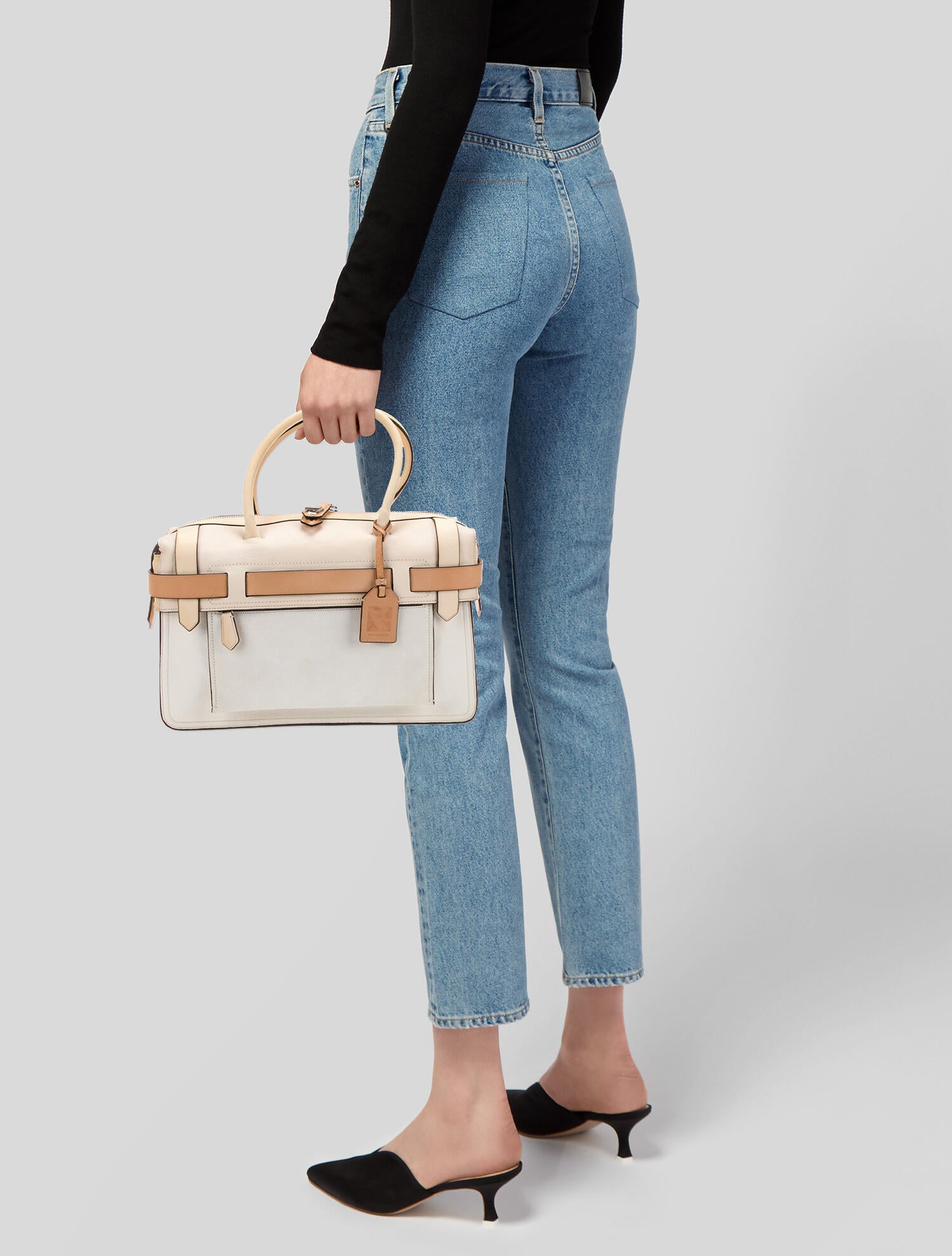 Reed Krakoff Leather Top Handle Bag