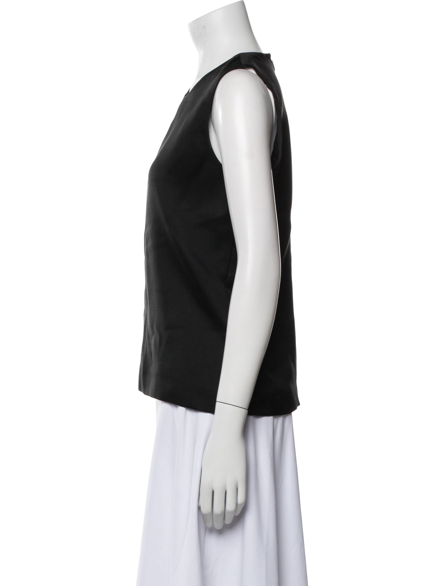 Reed Krakoff Silk Crew Neck Top