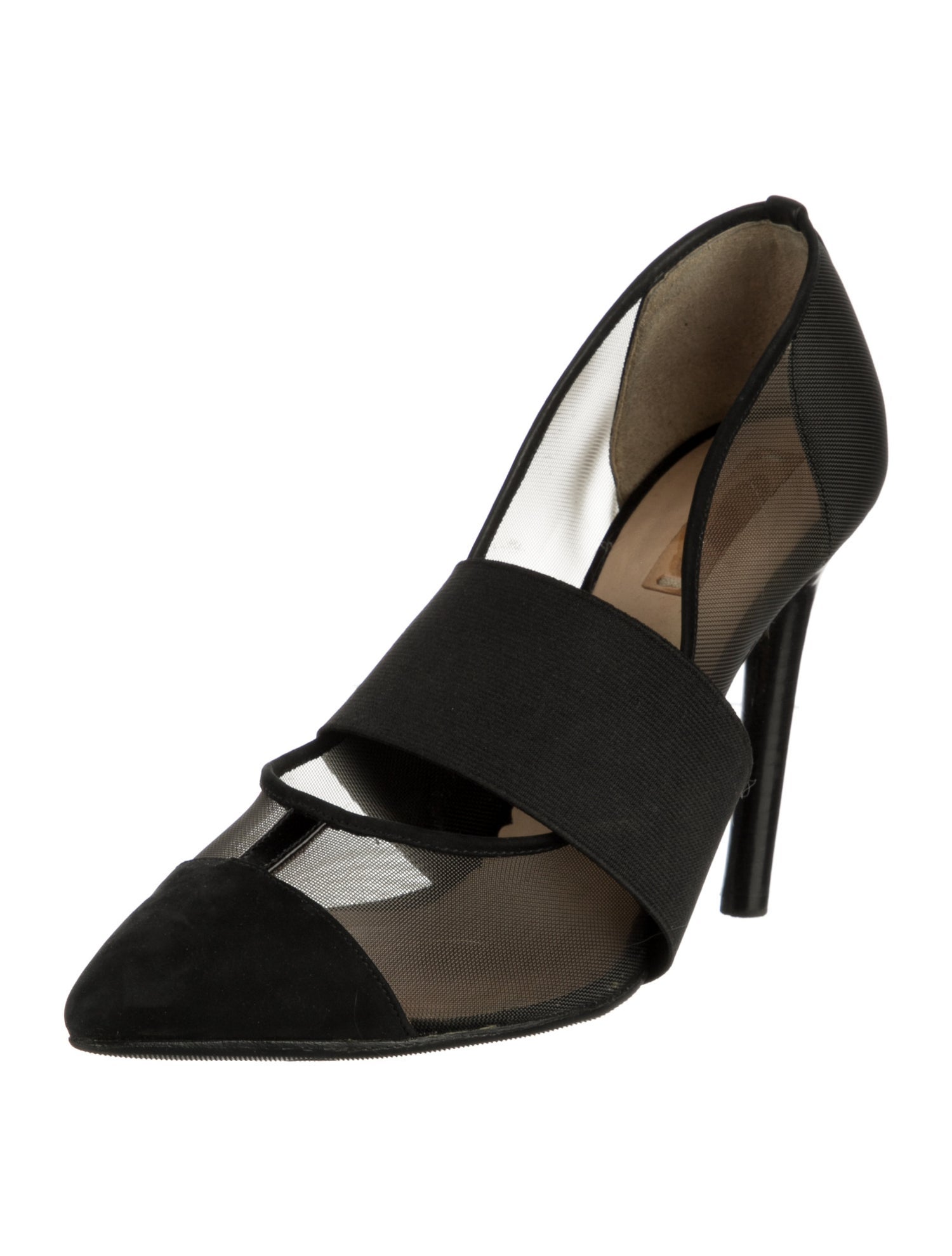 Reed Krakoff Mesh D'Orsay Pumps