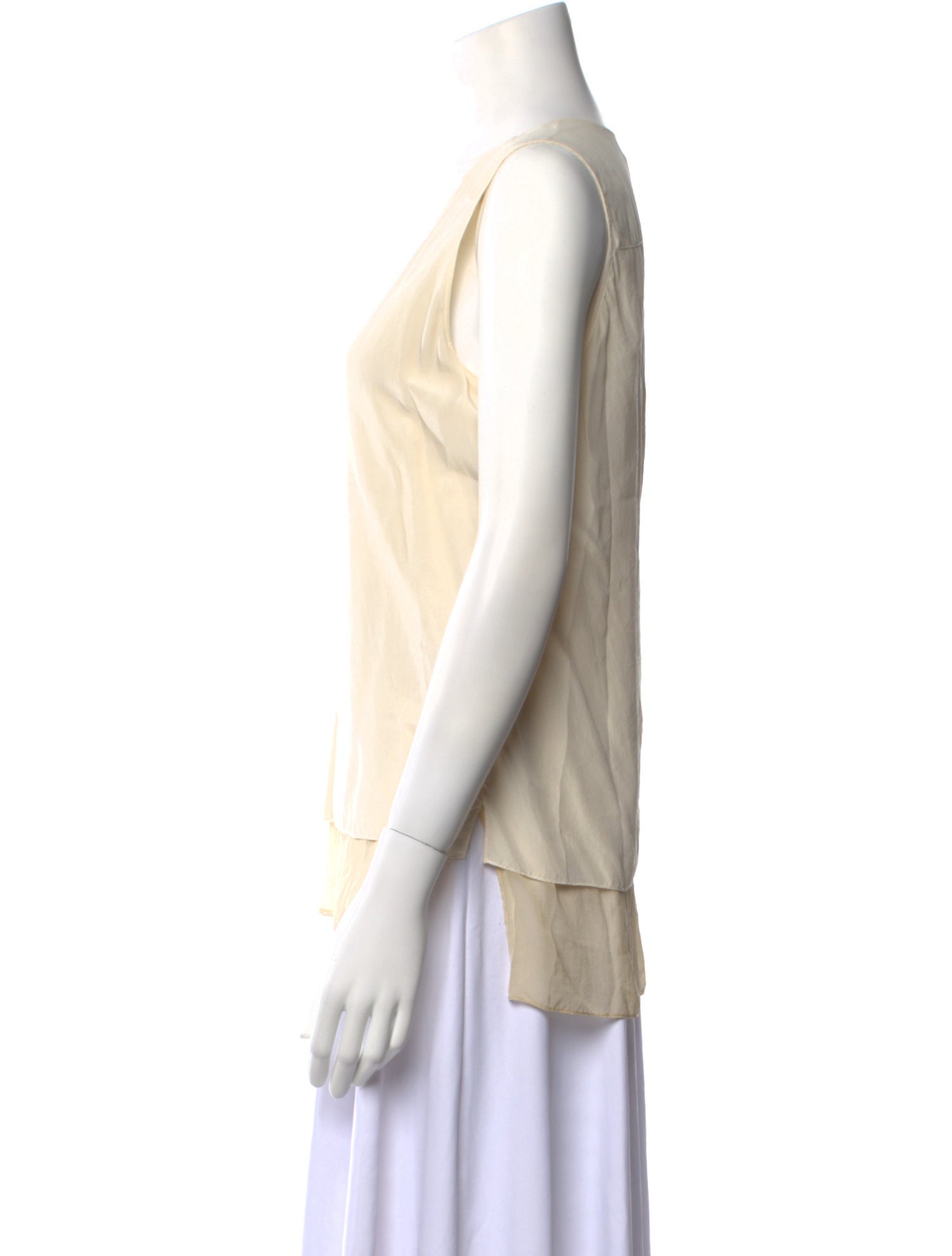 Reed Krakoff Silk V-Neck Blouse