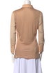 Reed Krakoff Long Sleeve Button-Up Top