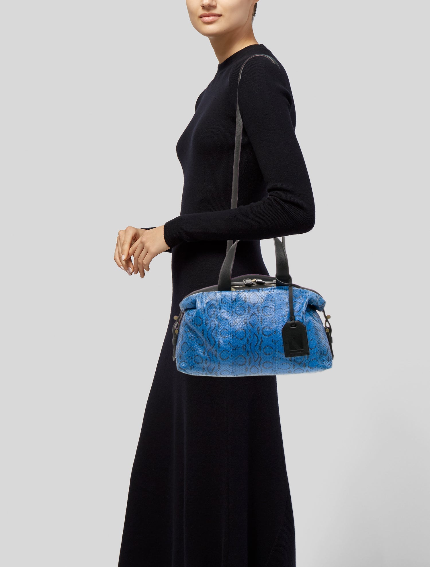 Reed Krakoff Snakeskin Top Handle Bag