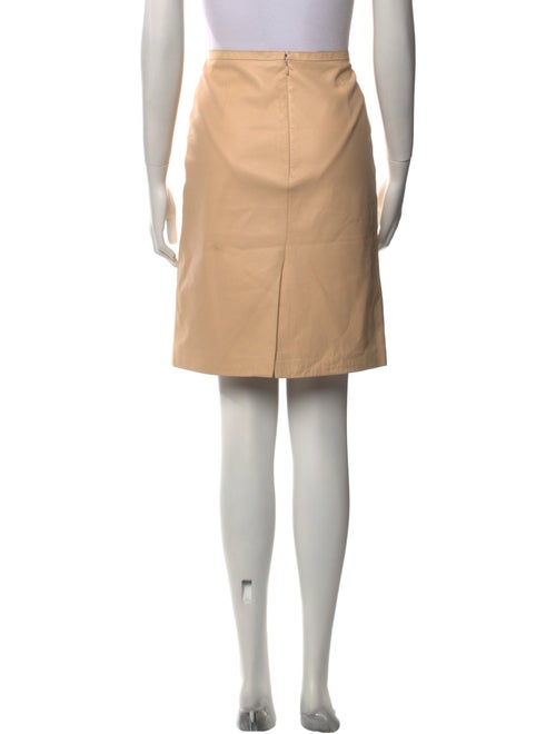 Reed Krakoff Leather Knee-Length Skirt