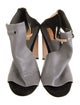 Reed Krakoff Leather T-Strap Sandals