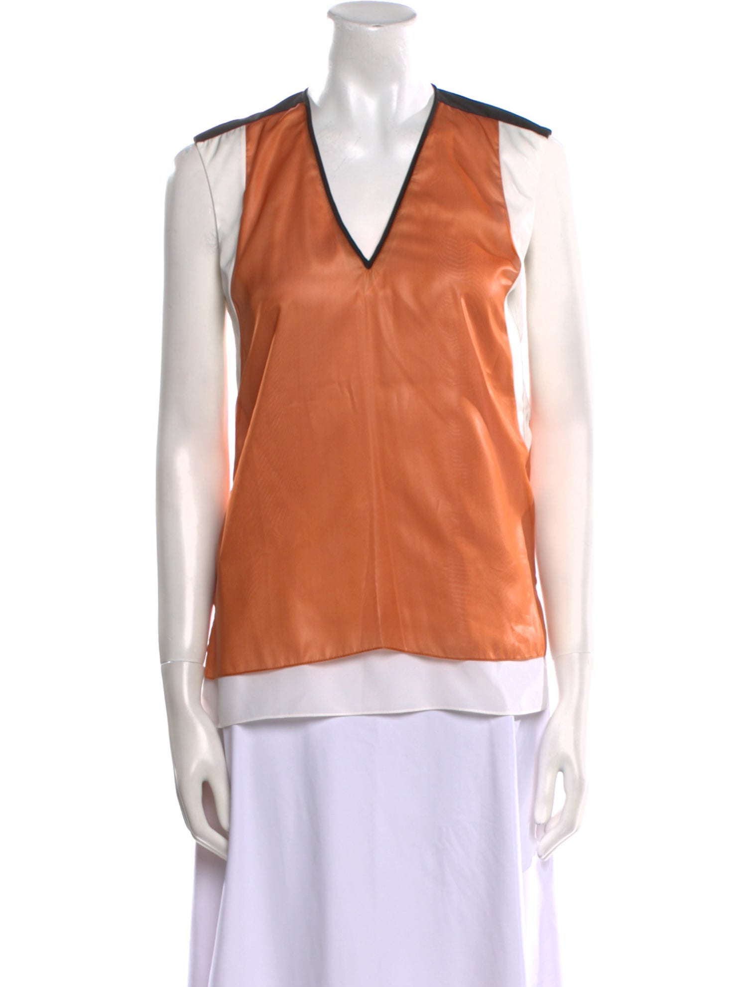 Reed Krakoff V-Neck Sleeveless Top