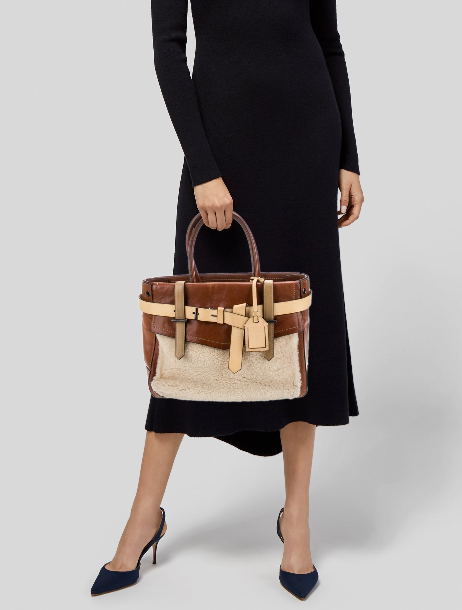 Reed Krakoff Leather Top Handle Bag