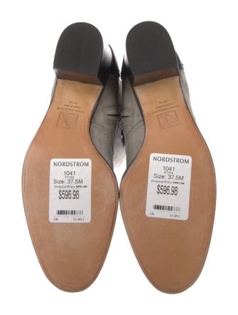 Reed Krakoff Suede Leather Trim Embellishment Riding Boots