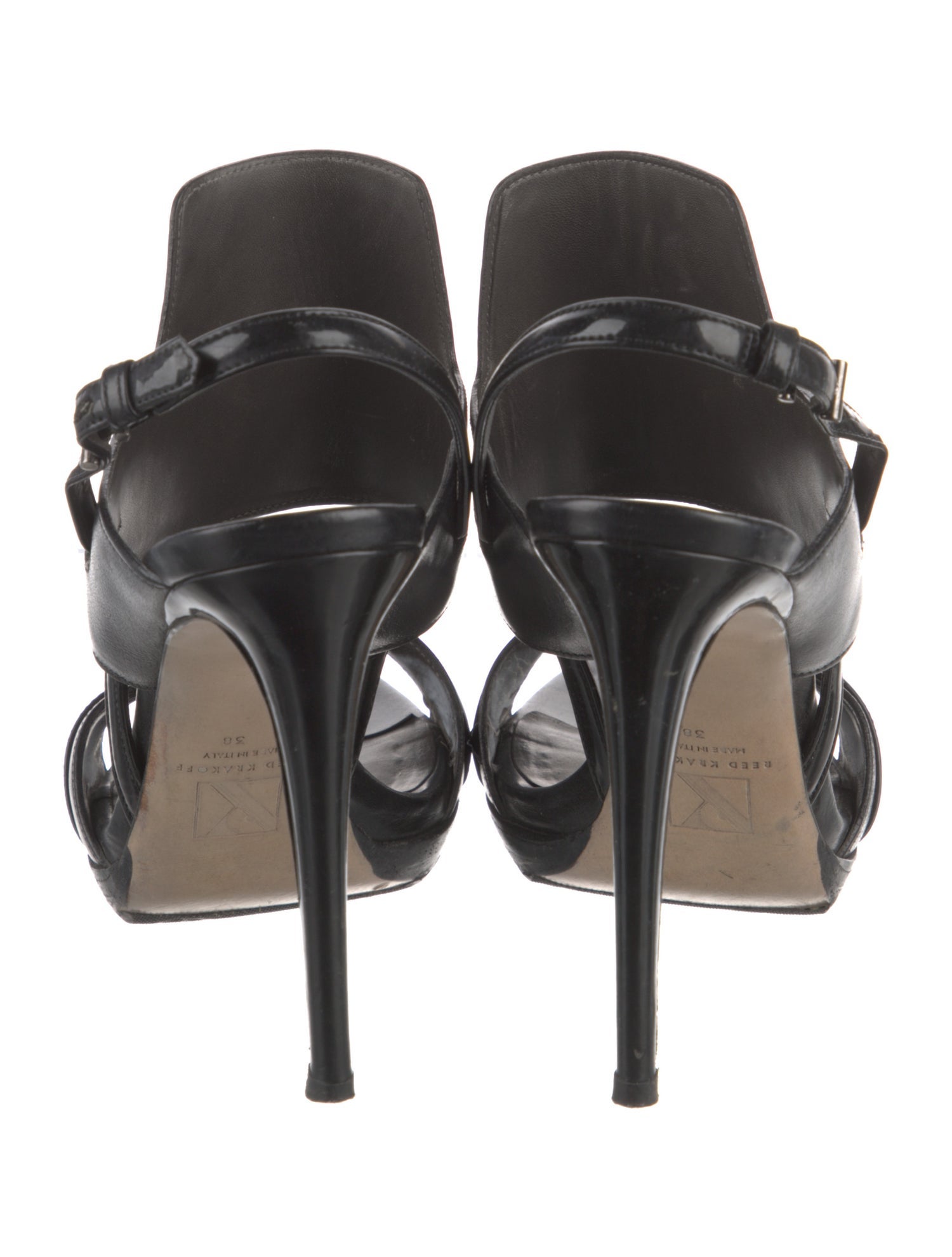 Reed Krakoff Leather Slingback Sandals