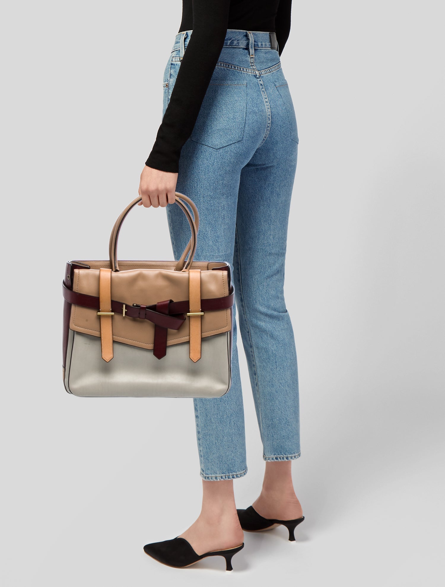 Reed Krakoff Leather Top Handle Bag