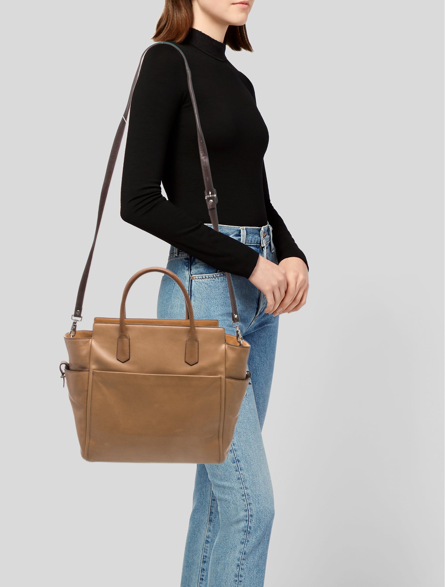 Reed Krakoff Leather Top Handle Bag