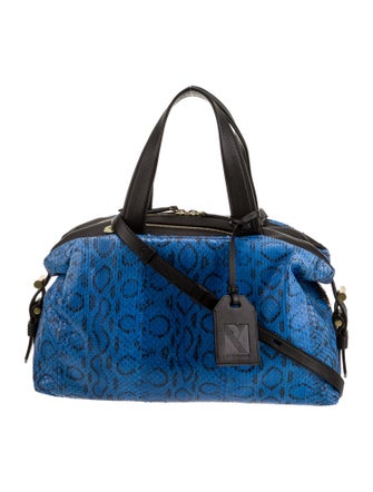 Reed Krakoff Snakeskin Top Handle Bag