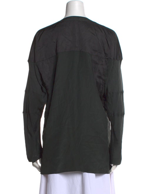 Reed Krakoff Silk V-Neck Top