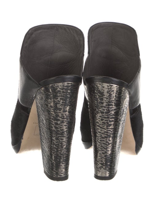 Reed Krakoff Ponyhair Cutout Accent Slingback Sandals